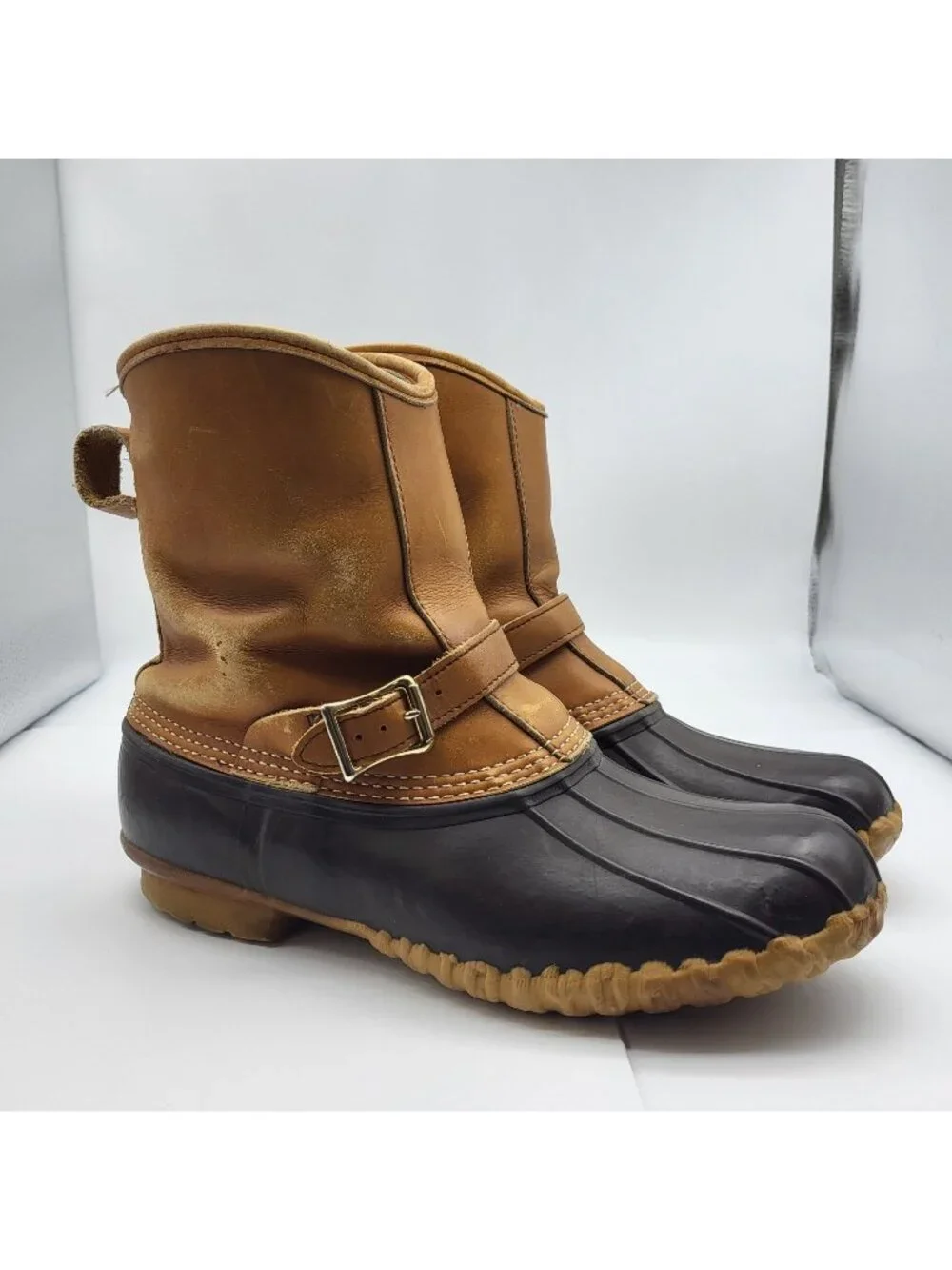 Vintage L.L. Bean Maine Hunting Shoe Boot Mens 10 Usa Made Duck boots Gorpcore